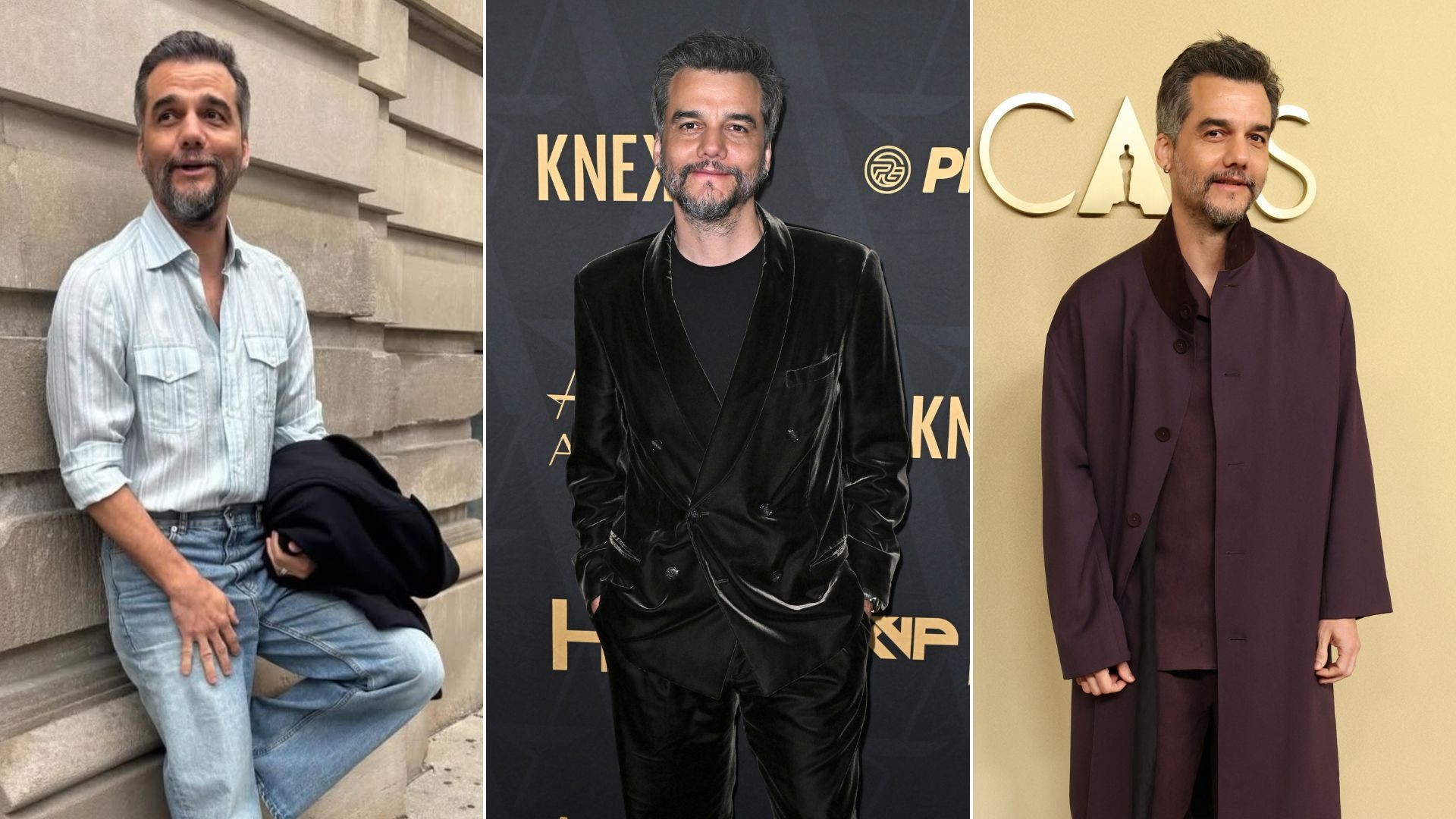 Wagner Moura brilha em temporada de premiações; relembre os looks do ator