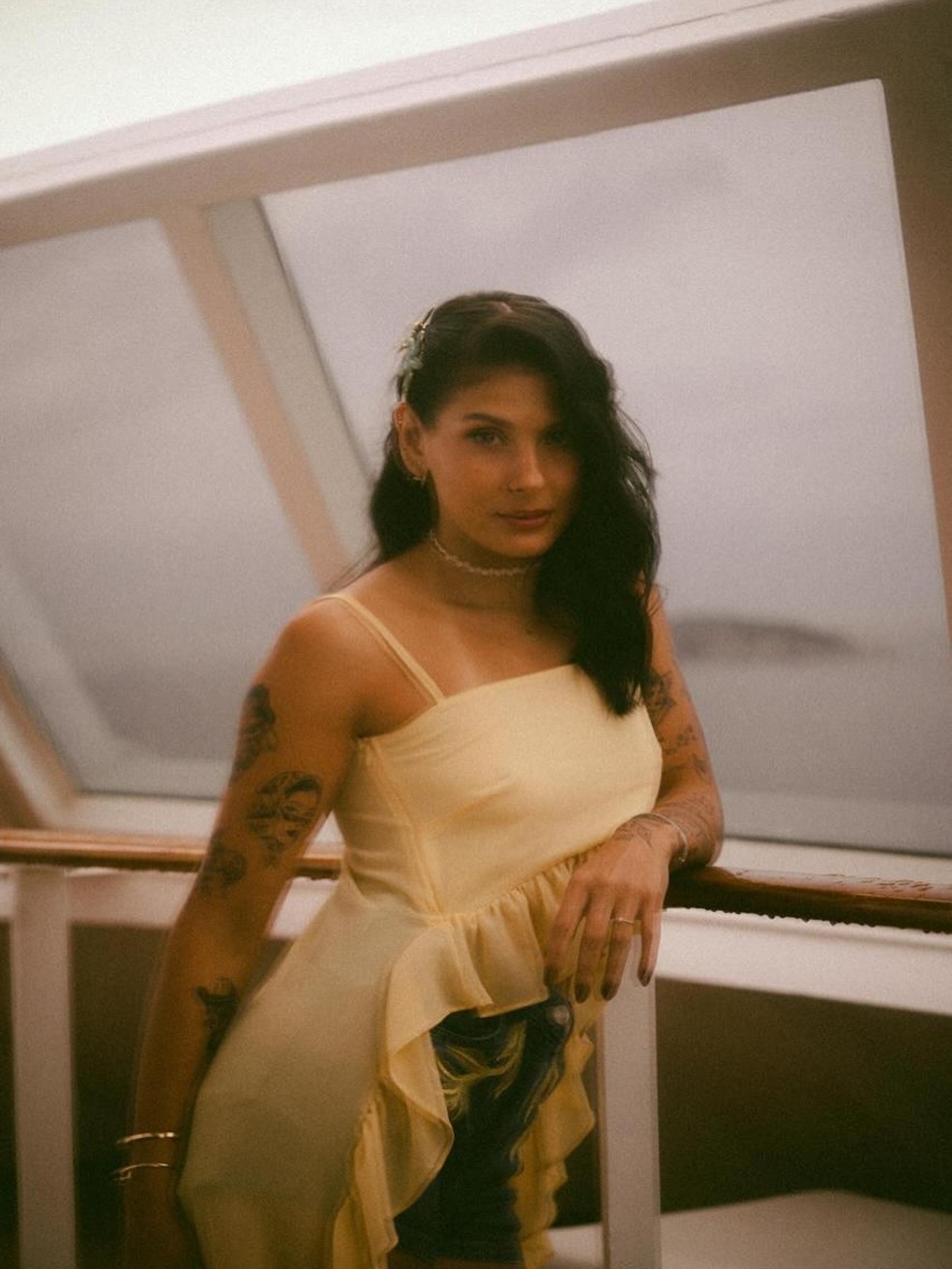 Ana Castela exibe looks para show em navio e detalhe chama atenção: 'Ela voltou com ele' — Foto: Instagram