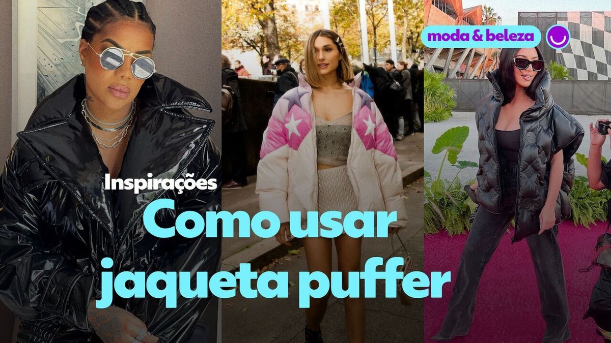 Como usar jaqueta puffer, o modelo que viralizou nas redes sociais
