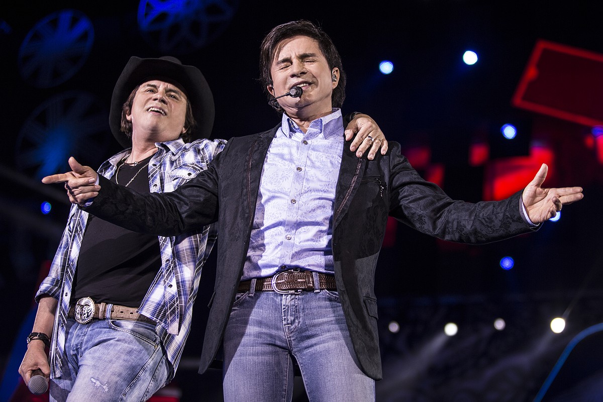 Chitãozinho & Xororó destacam a importância das mulheres no sertanejo Festeja Brasil gshow