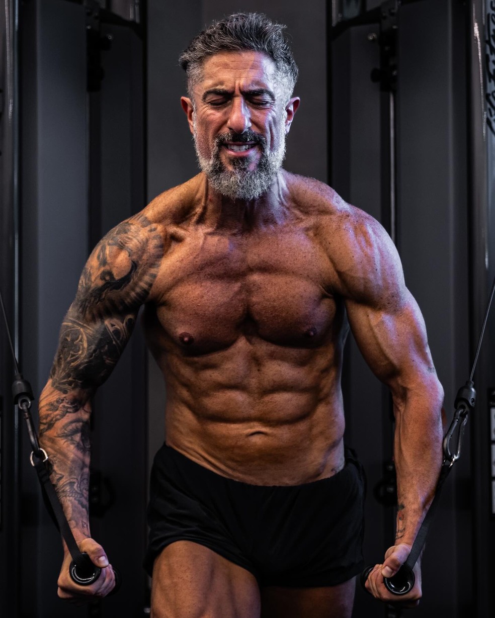 Mion compartilha resultado de musculação — Foto: Reprodução/Instagram