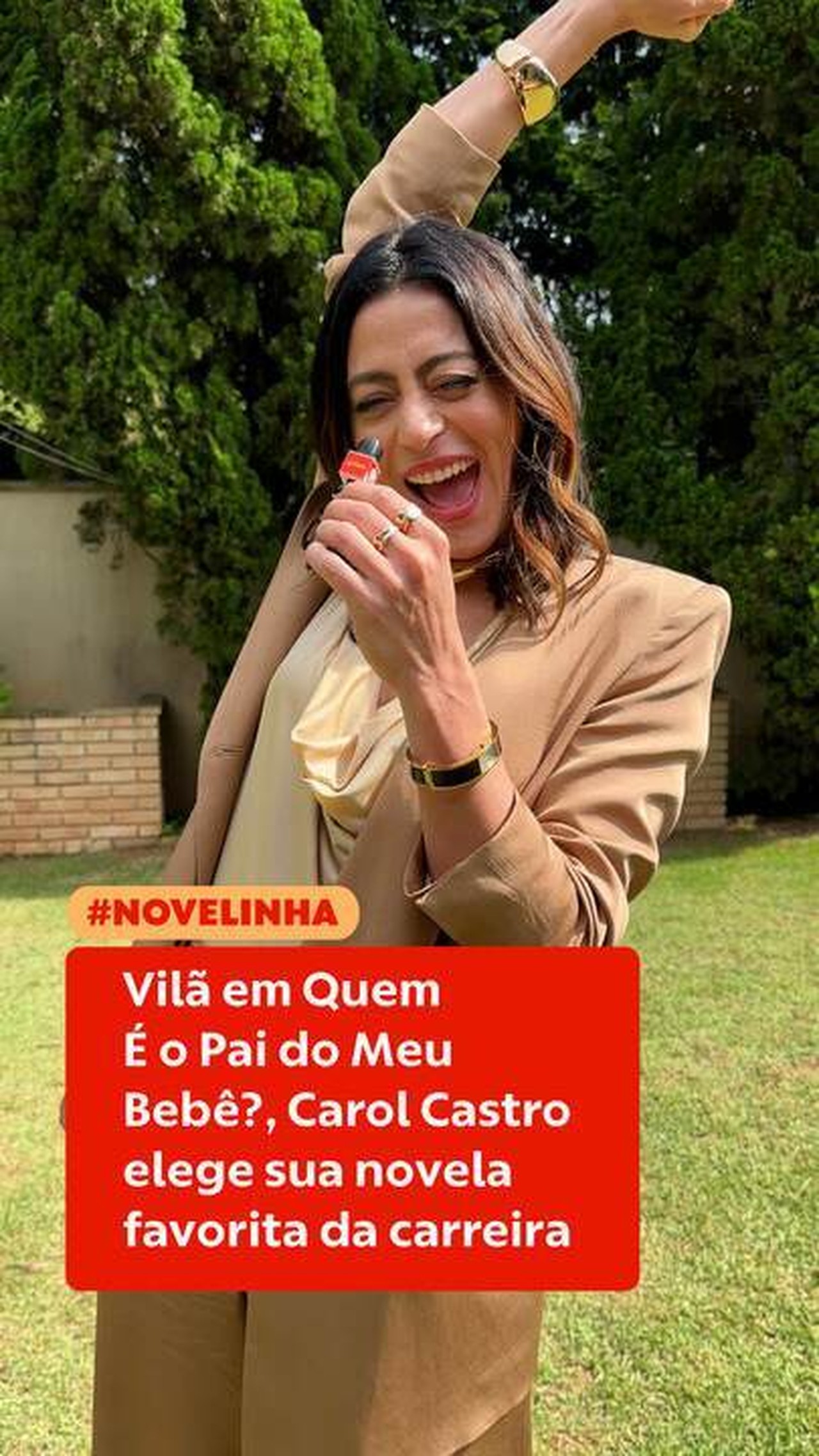 Vilã em Quem É o Pai do Meu Bebê?, Carol Castro elege sua novela favorita da carreira