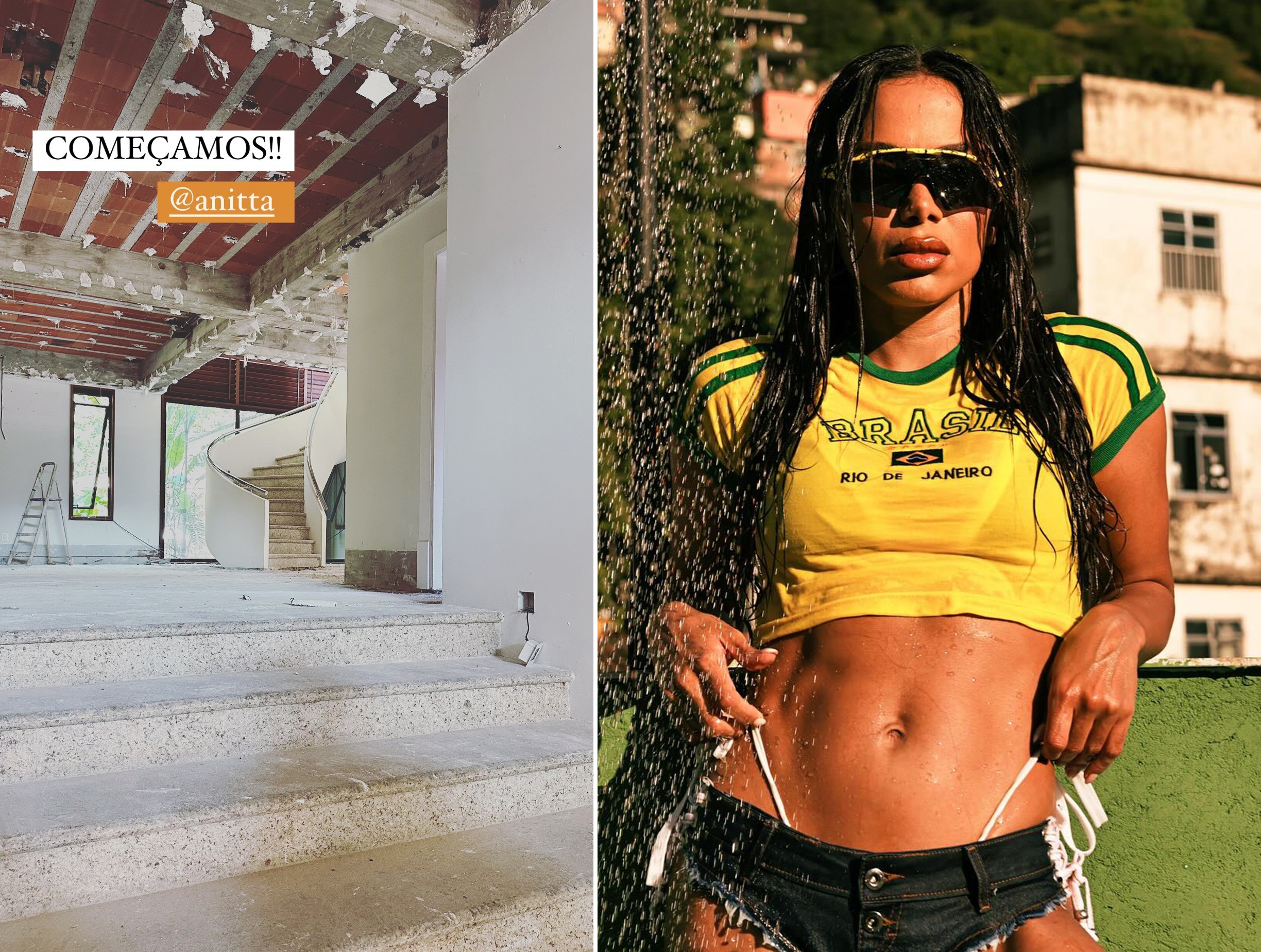 Anitta mostra detalhes da obra de sua nova mansão no Rio de Janeiro | Gshow