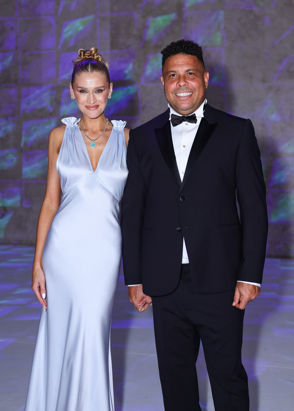 Ronaldo Fenômeno e Celina Locks — Foto: Manuela Scarpa/Brazil News