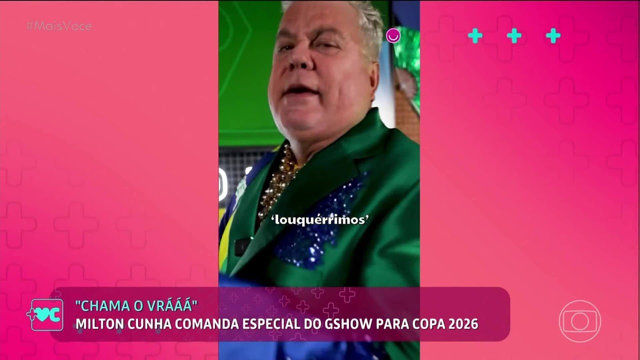 Tati Machado se empolga ao falar do Chama o Vrááá, especial com Milton Cunha: 'Burburinhos e fofoquinhas'