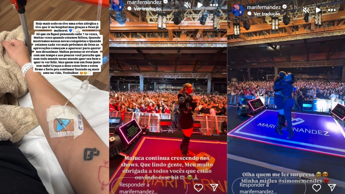 Mari Fernandez vai parar no hospital após crise alérgica