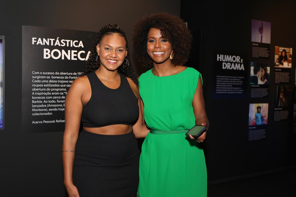 Ex-BBB Jessi Alves e Maju Coutinho — Foto: Rafael Cusato/gshow