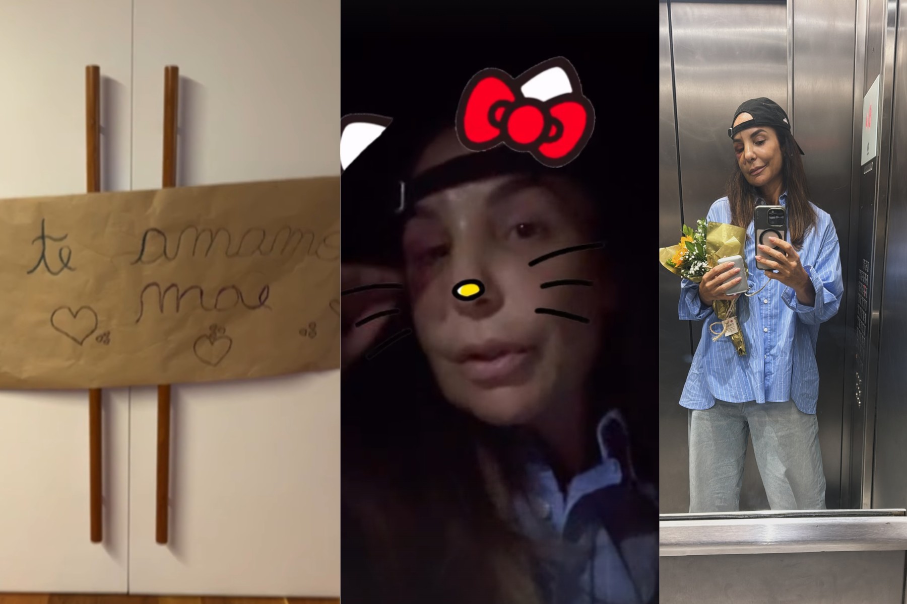 Após cirurgia, Ivete Sangalo recebe homenagem dos filhos ao voltar a Salvador