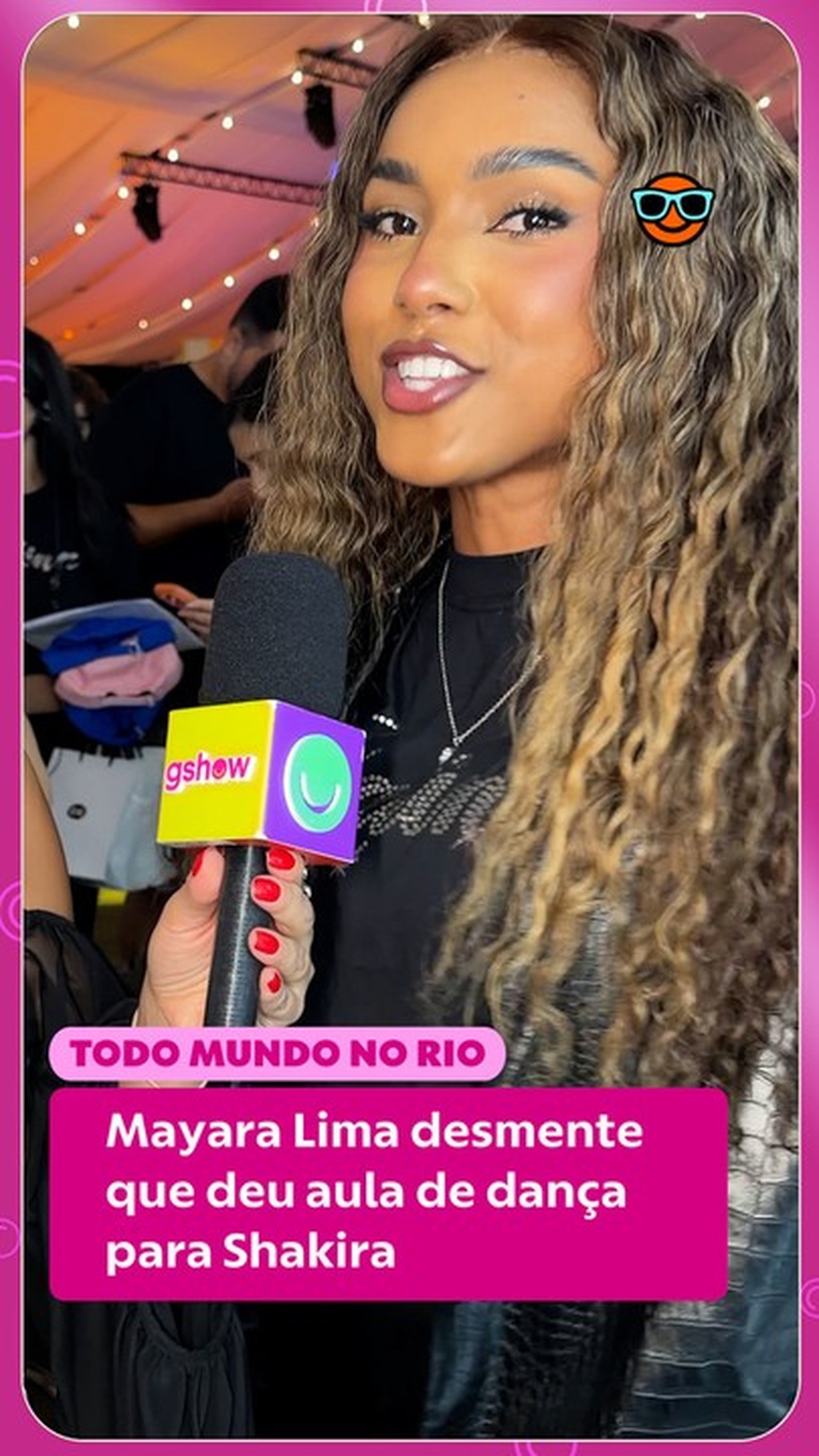 Mayara Lima desmente que deu aula de samba para Shakira: 'Todo mundo tava acreditando'