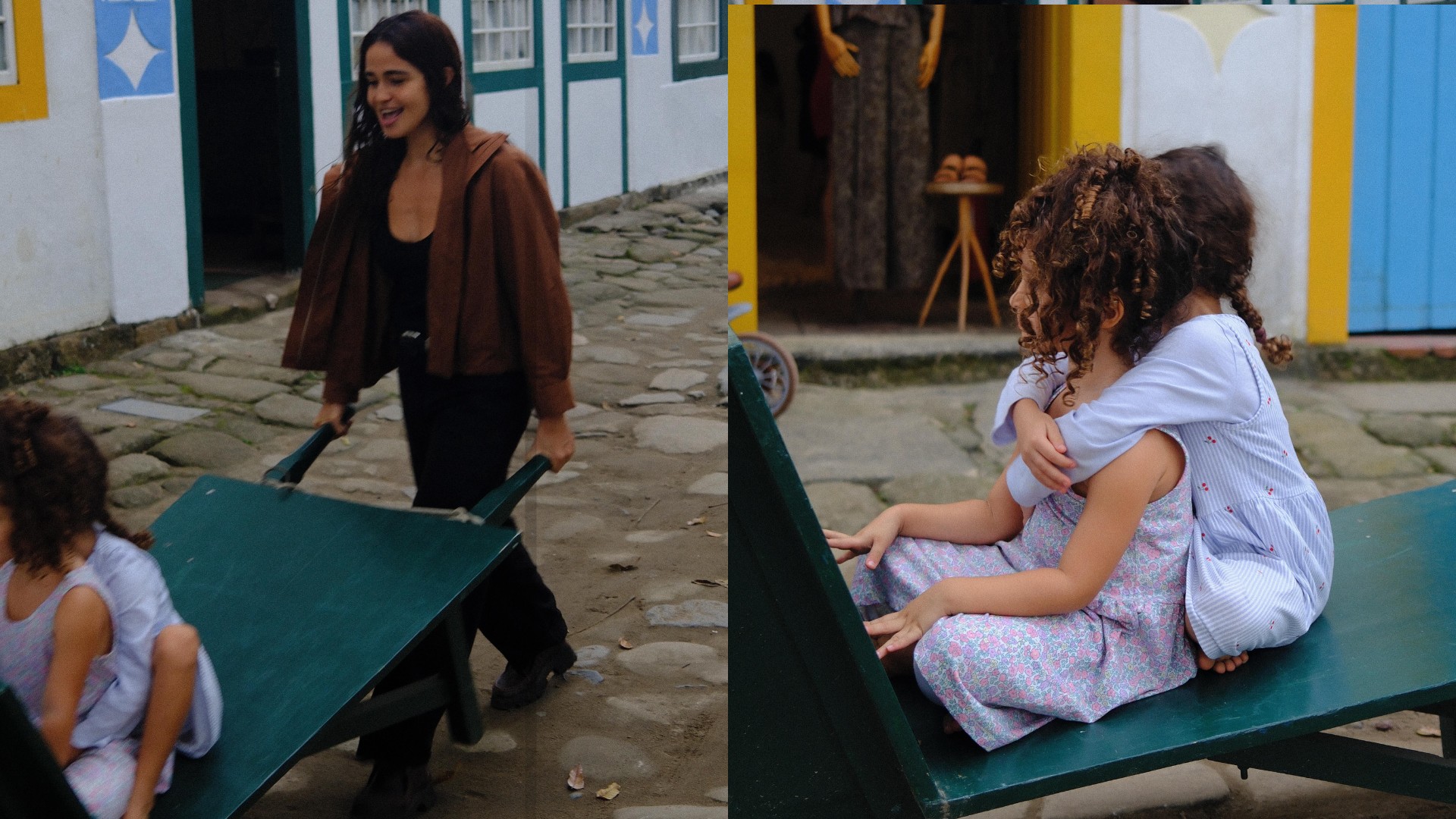 Solteira, Nanda Costa se derrete em momento com filhas gêmeas: 'Isso quer dizer amor'