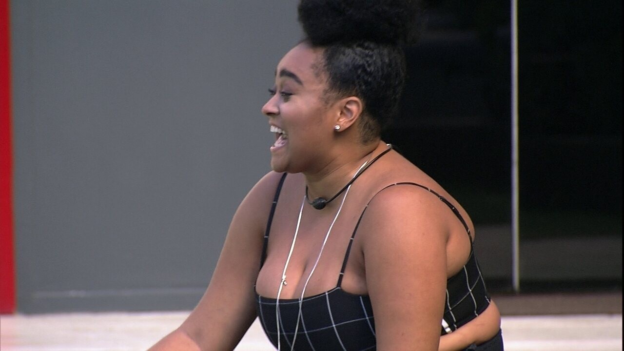 Rízia conta sobre Almoço do Anjo para Rodrigo: 'Eu comia rindo' | Gshow
