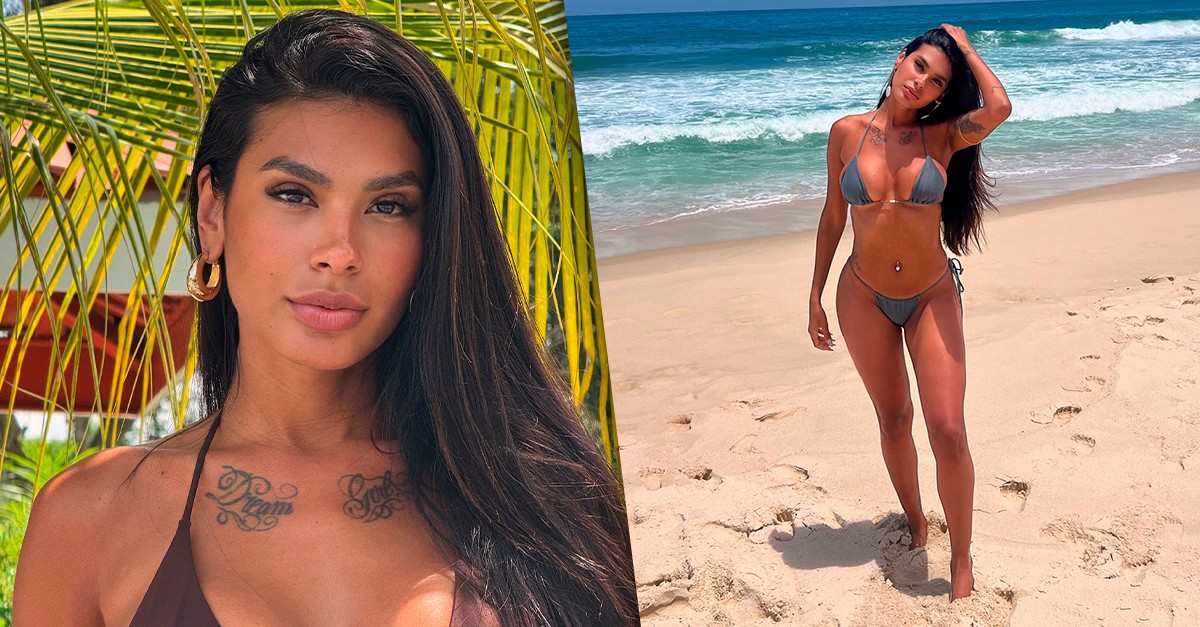 Recém-solteira, Pocah abre álbum de fotos, posa de biquíni e reflete: 'O que é a vida?'