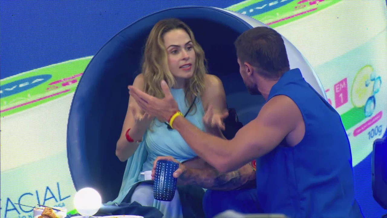 Jonas Sulzbach e Ana Paula Renault discutem, e sister provoca: 'Faça um jogo mais corajoso'
