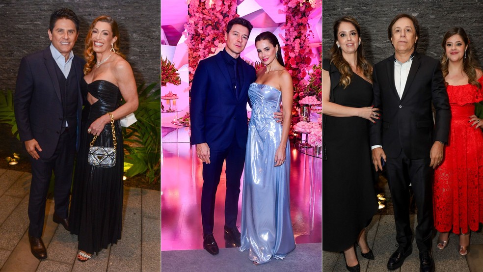Entre os famosos que marcaram presença estavam diversas personalidades da TV brasileira, como Rodrigo Faro, Cesar Filho e Tom Cavalcante. — Foto: Brazil News/AgNews