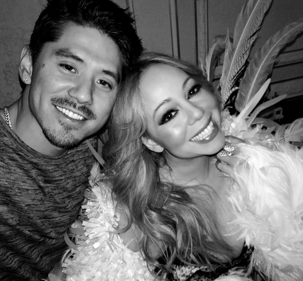 Mariah Carey e Bryan Tanaka — Foto: Reprodução/Instagram