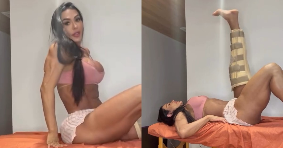 Gracyanne Barbosa mostra fisioterapia após cirurgia e fala de recuperação: 'Com vontade ou não'