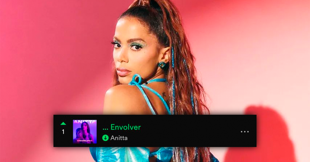 Anitta chega ao Top 1 do Spotify Global e “Envolver“ é a mais ouvida no  mundo