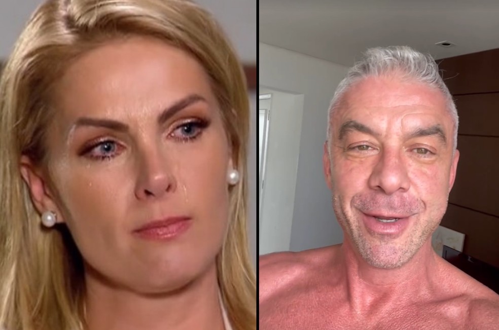 Ana Hickmann e Alexandre Correa — Foto: Reprodução/RecordTV e Instagram