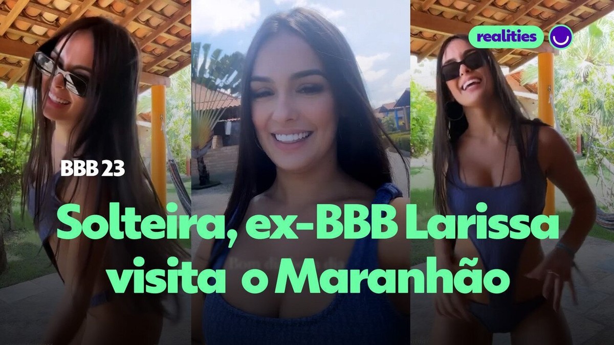 Solteira, ex-BBB Larissa faz ensaio fotográfico no Maranhão