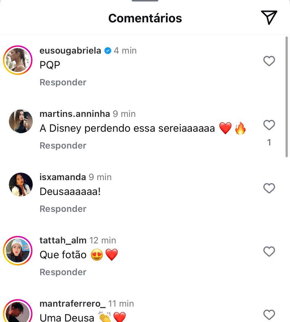 Fãs elogiam Isabeli Fontana — Foto: Reprodução/Instagram