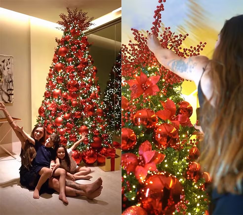 Árvore de Natal de Tainá Militão — Foto: Reprodução/Instagram