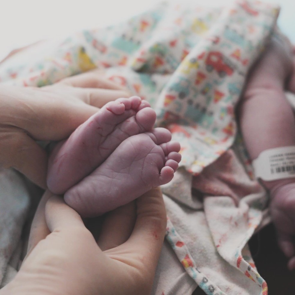 Nasce primeiro filho de MC Daniel e Lorena — Foto: Instagram