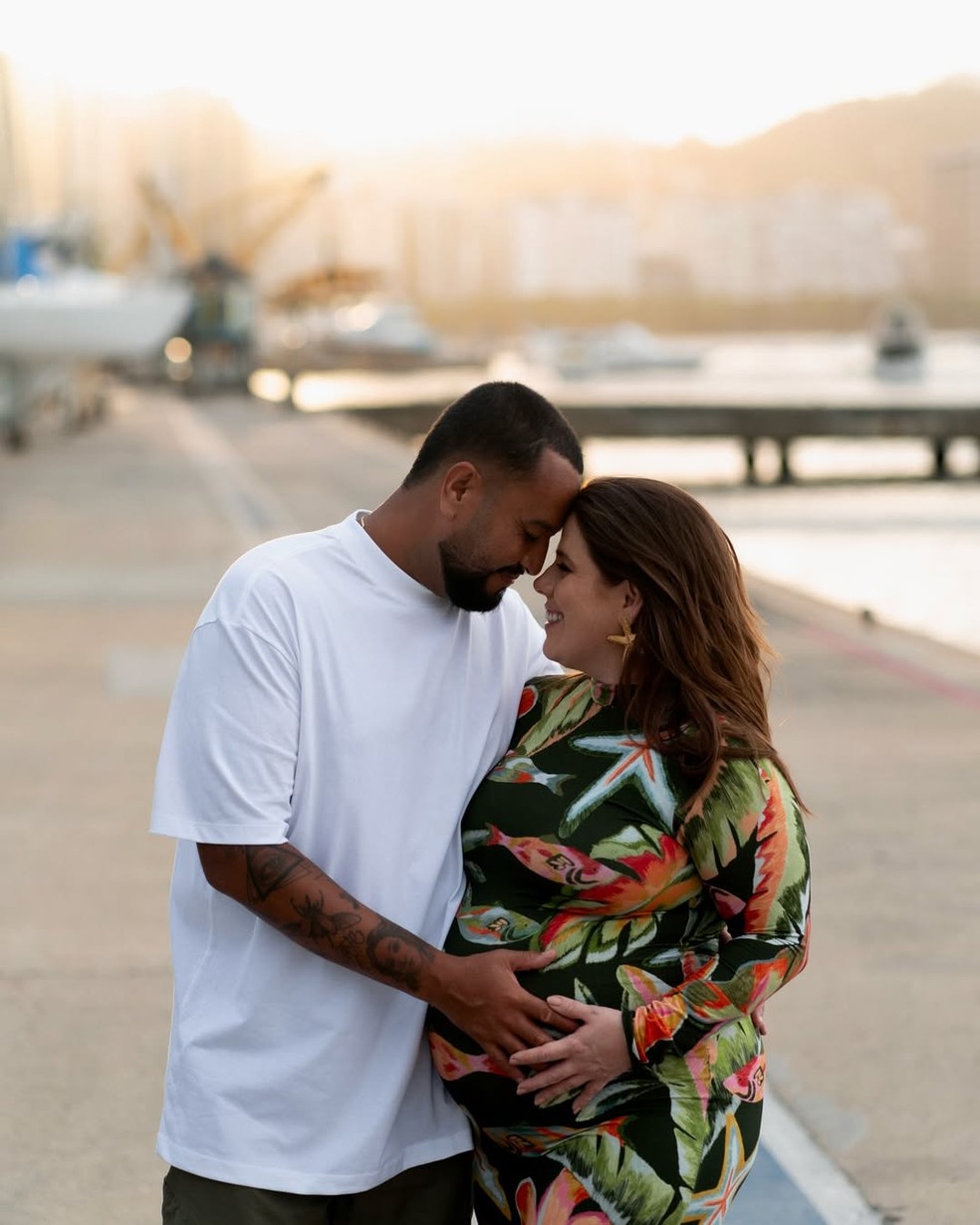 Tati Machado e Bruno — Foto: Reprodução do Instagram