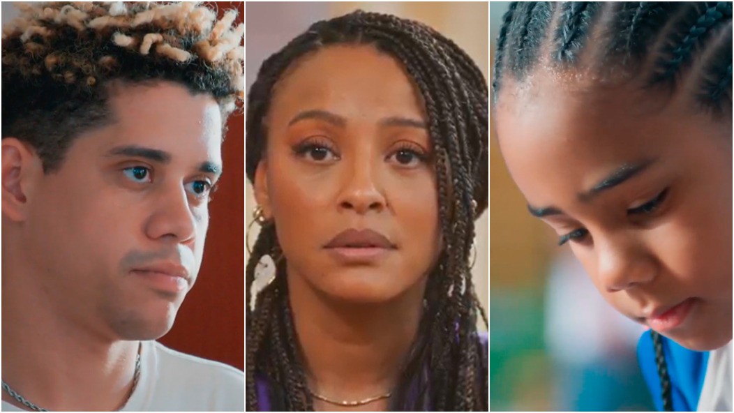 Cena da novela Por Você com personagens em destaque
