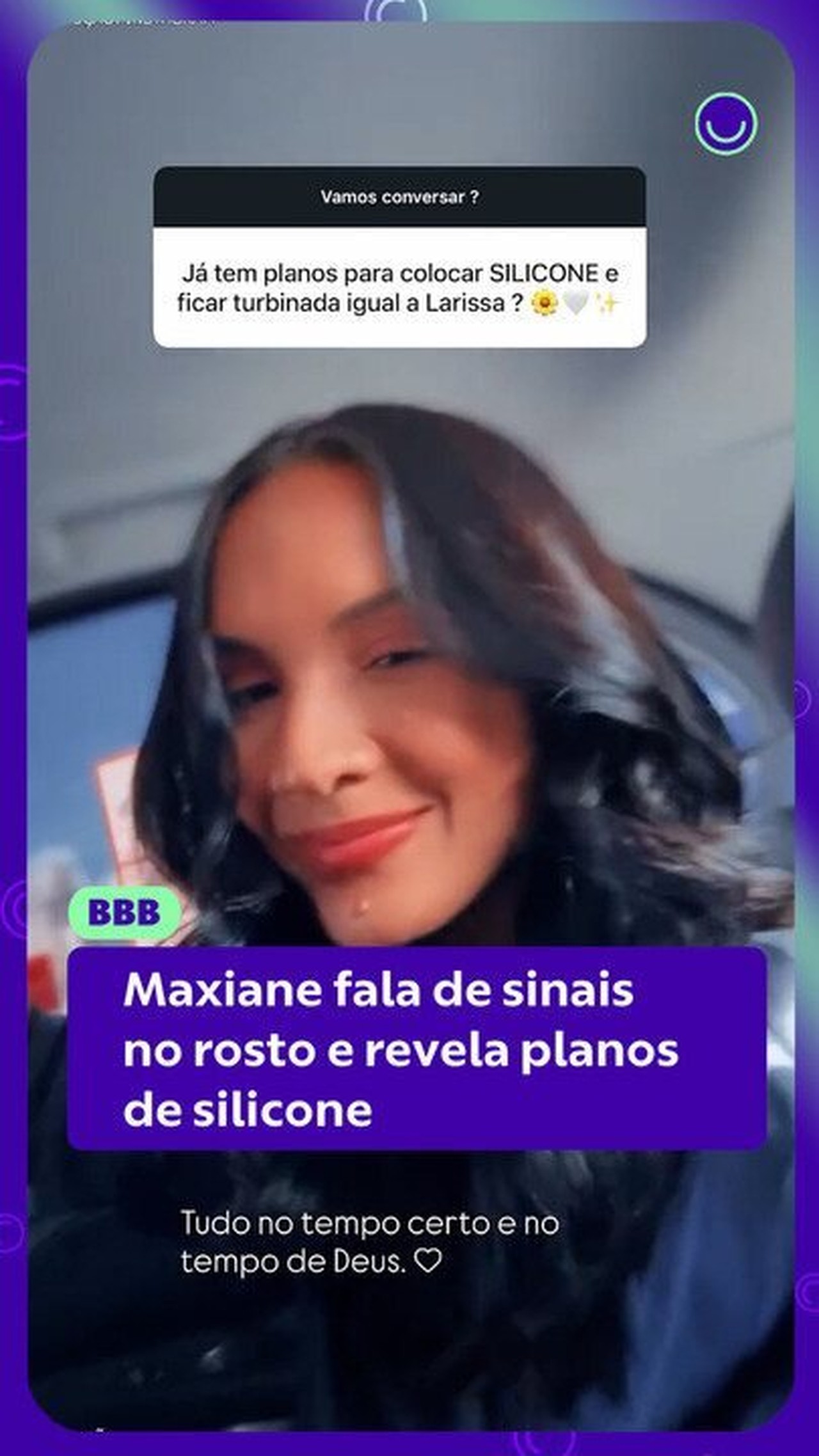Maxiane fala de sinais no rosto: ‘Me sinto segura com a minha aparência’ e revela planos de silicone