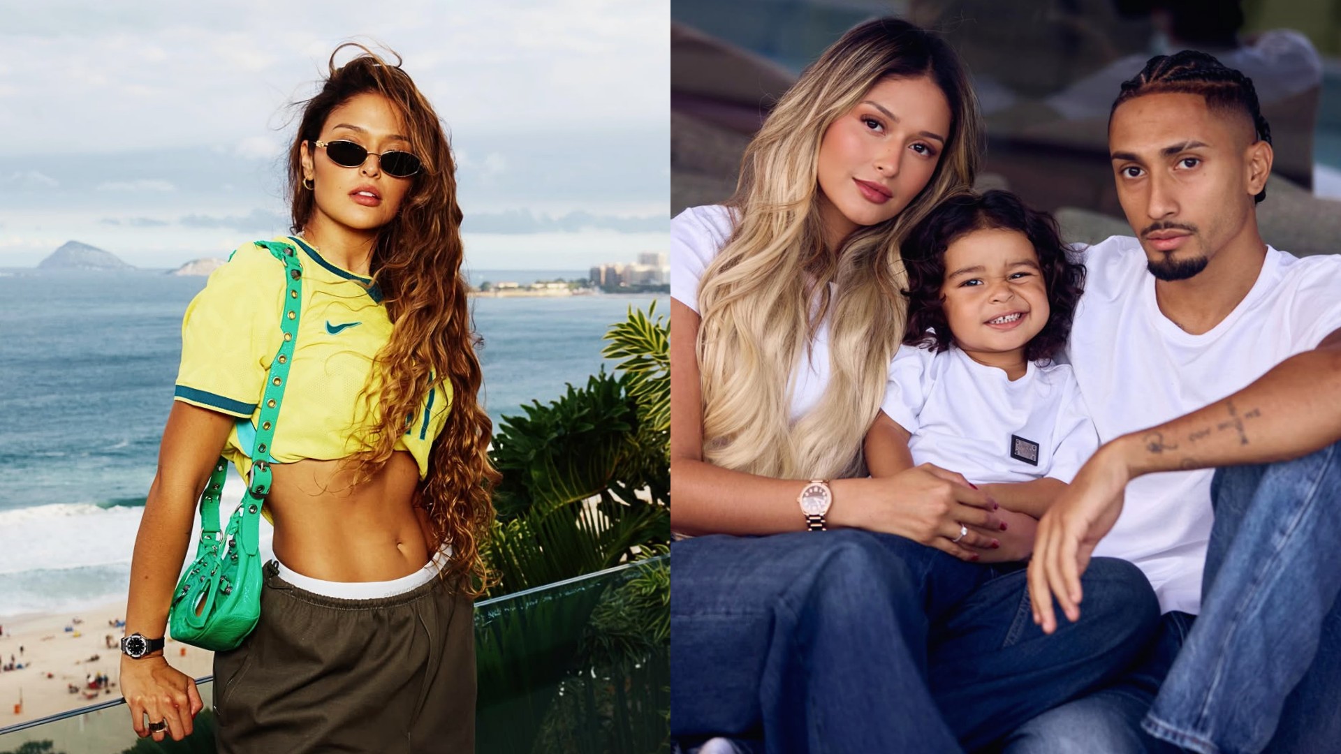 Natalia Belloli, esposa de Raphinha, abre o coração sobre críticas ao atleta e revela planos de aumentar a família