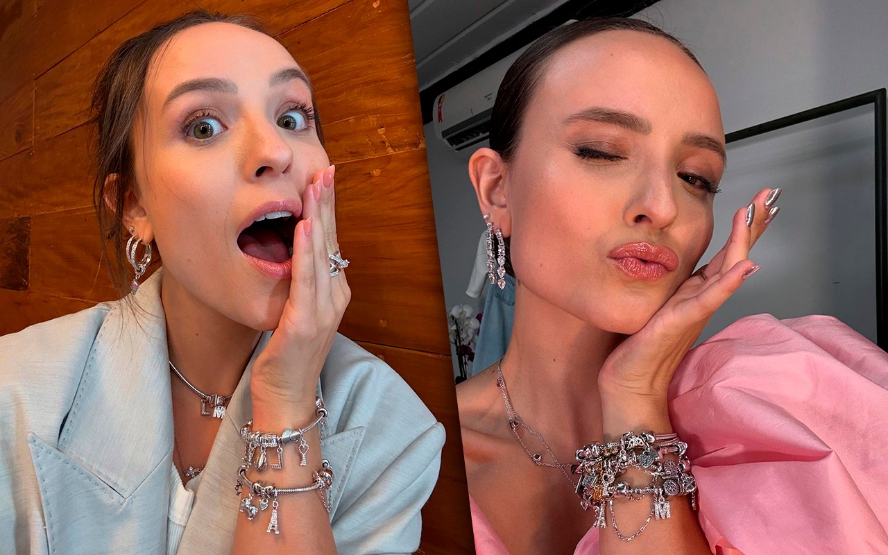 Larissa Manoela exibe álbum de selfies e brinca com 'vício' em mesma pose