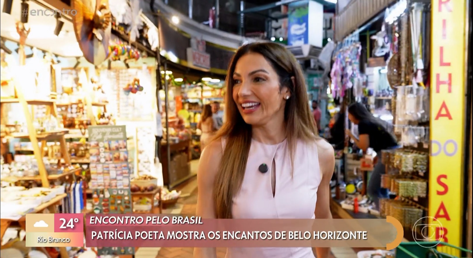 Patrícia Poeta mostra encantos de Belo Horizonte em aniversário da cidade