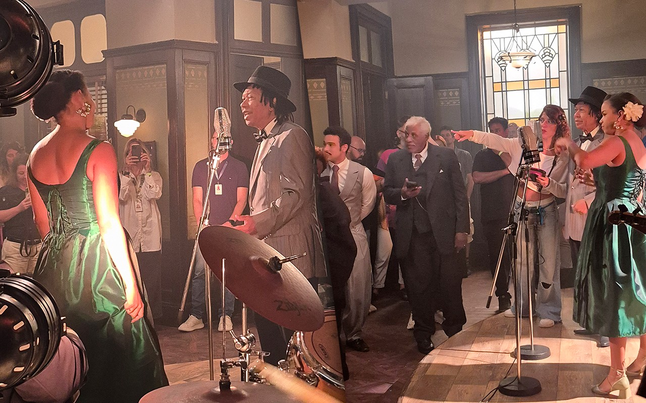 Participação de Djavan em Êta Mundo Melhor! teve tietagem do elenco e aplausos; veja os bastidores