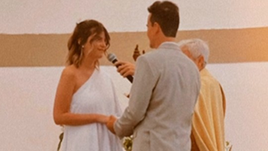 Paulinho Vilhena e Maria Luiza Silveira se casam na igreja - Foto: (Reprodução/Instagram)