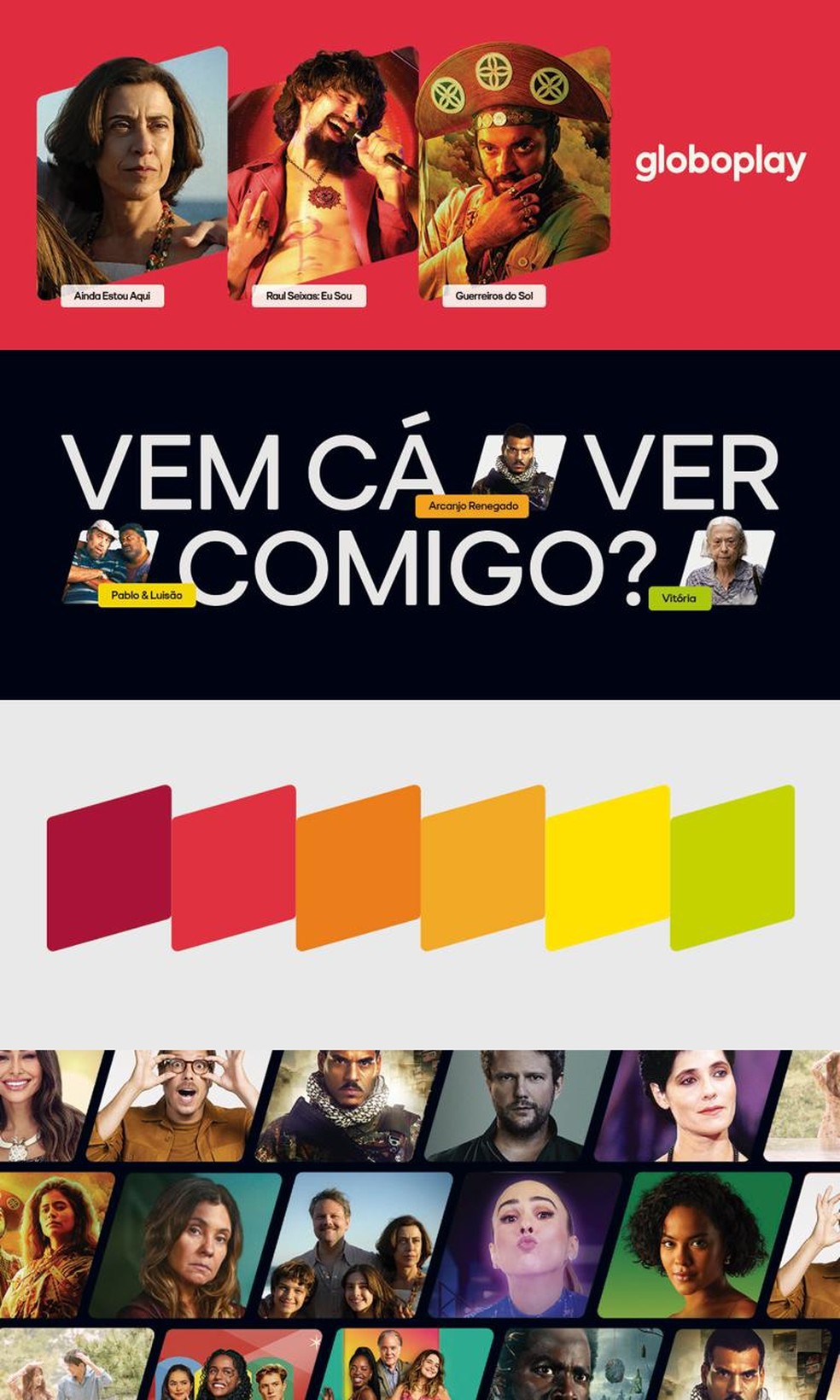 Globoplay dá início à celebração de seus 10 anos com nova campanha e identidade visual — Foto: Divulgação