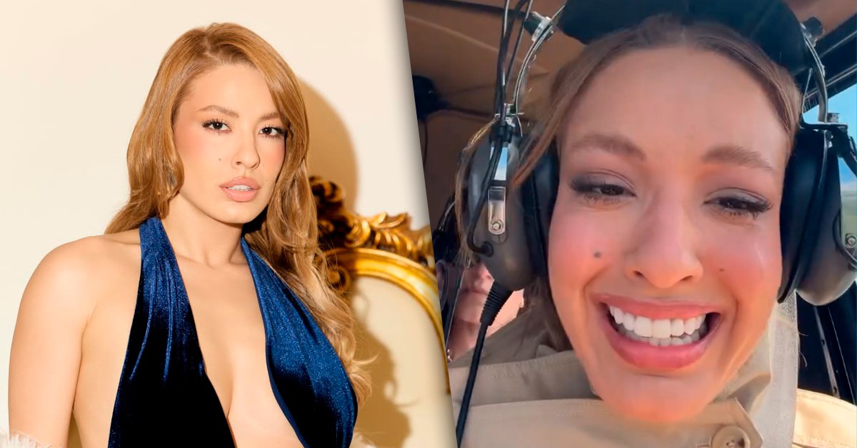Beatriz Reis supera medo e chora ao andar de helicóptero pela primeira vez: 'Coisa mais linda que já vi'