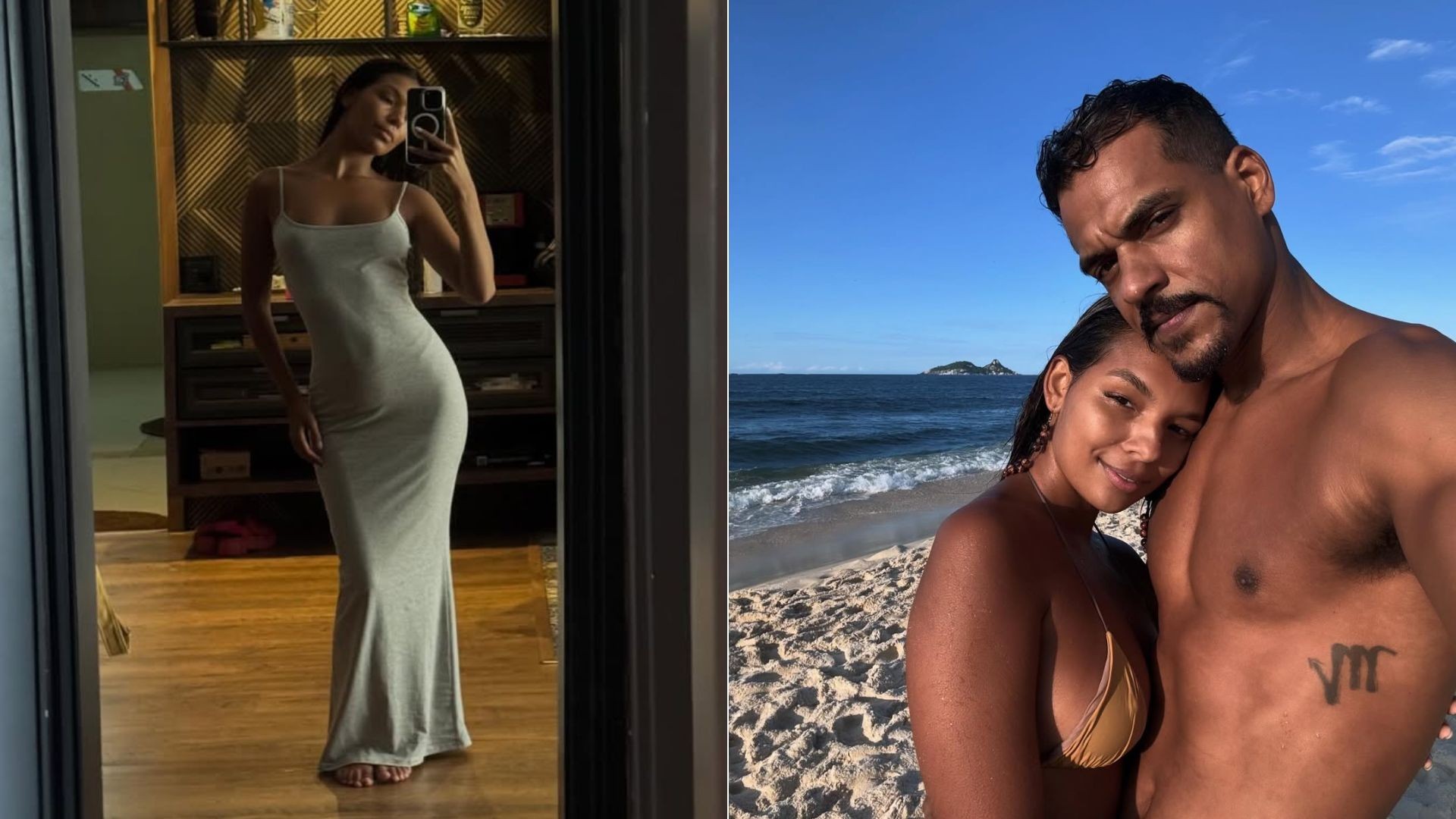 Mell Muzzillo compartilha álbum de fotos e ganha declaração de Marcello Melo Jr: 'Amor meu'