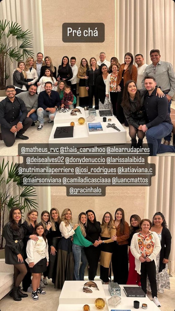 Pré-chá revelação de Graciele e Zezé Di Camargo — Foto: Reprodução Instagram