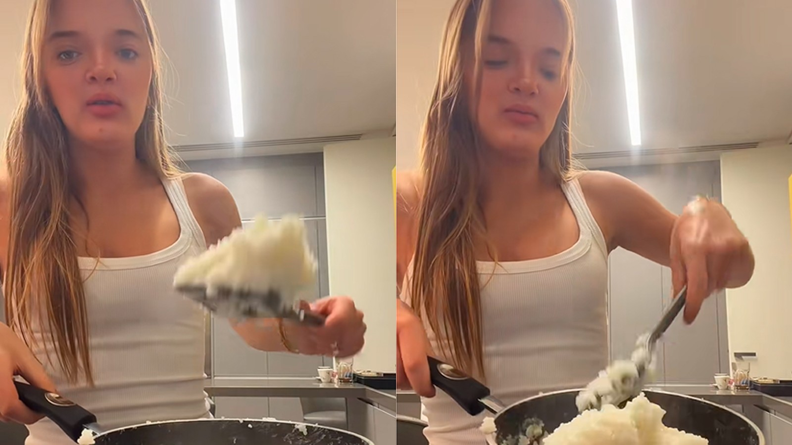 Rafa Justus mostra 'perrengue culinário' ao preparar arroz: 'Parece um purê'; vídeo