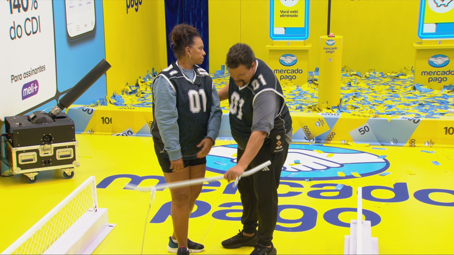 Babu Santana e Solange Couto são a terceira dupla a deixar a Prova do Líder de resistência do BBB 26