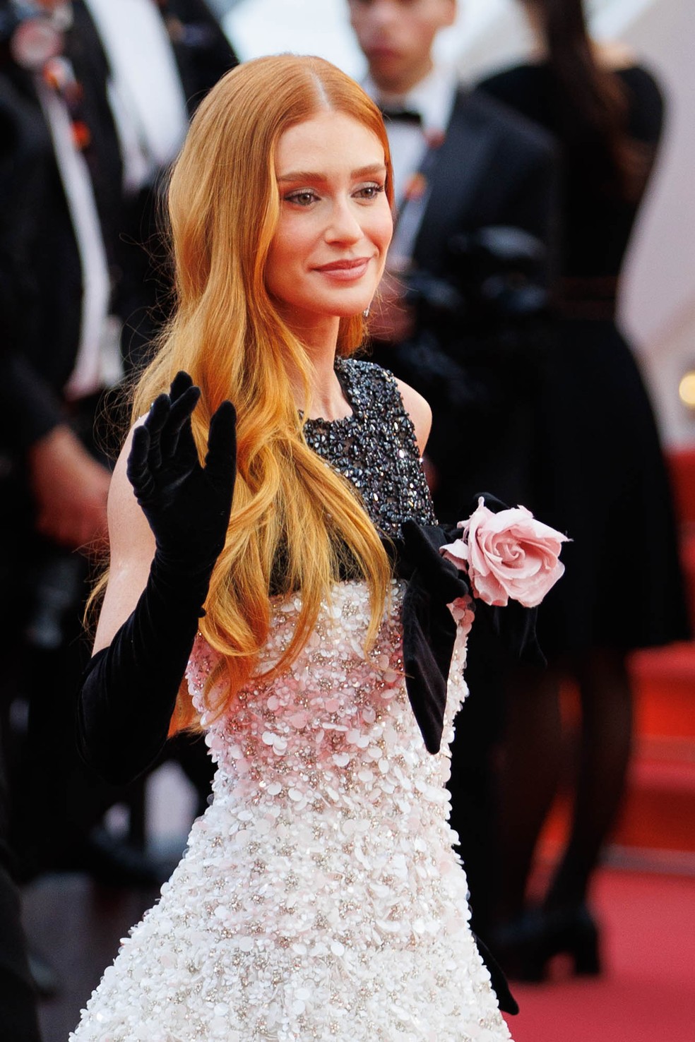 Marina Ruy Barbosa no Festival de Cannes — Foto: Brazil News
