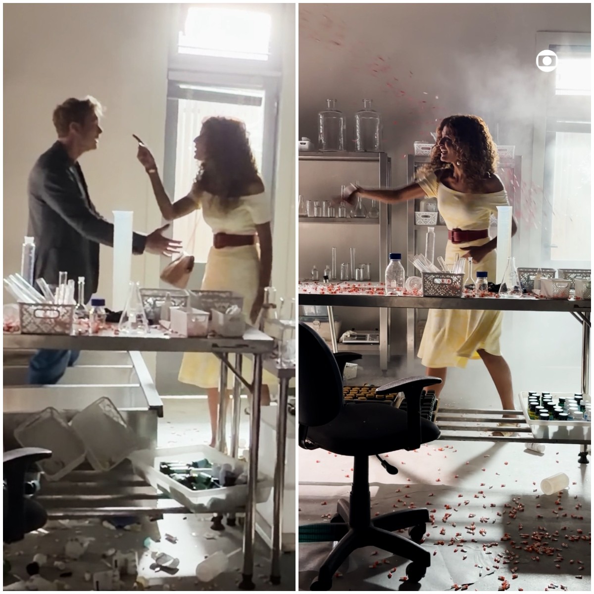 Gabriela Loran mostra bastidores do quebra-quebra na Casa de Farinha em Três Graças: 'Talvez seja o fim de Vileo'