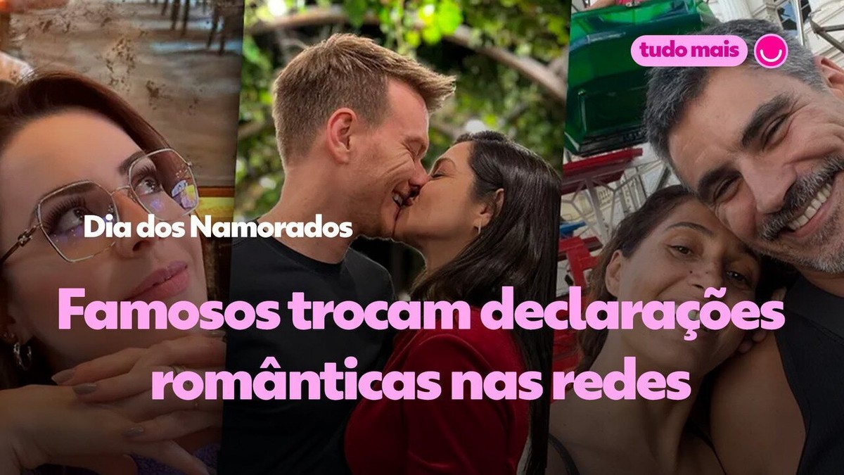 Dia Dos Namorados Famosos Trocam Declarações Românticas Nas Redes Tv And Famosos Gshow 