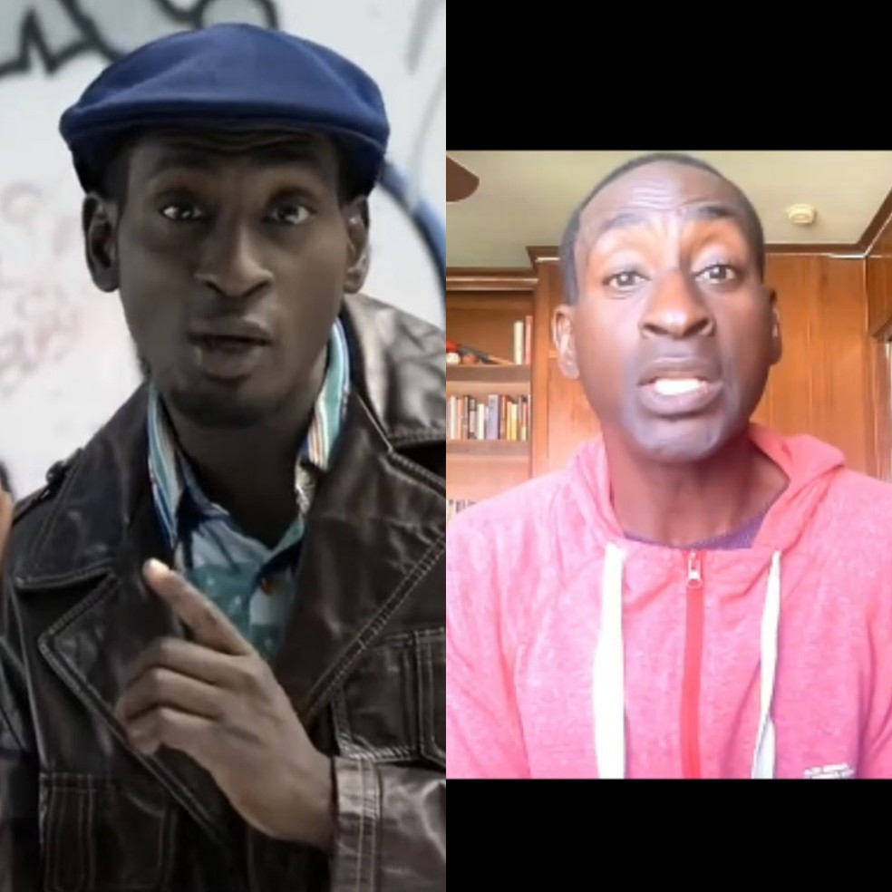 Antes e depois: Mike Estime interpretou o Perigo em 'Todo Mundo Odeia o Chris' — Foto: Divulgação/Reprodução/Facebook