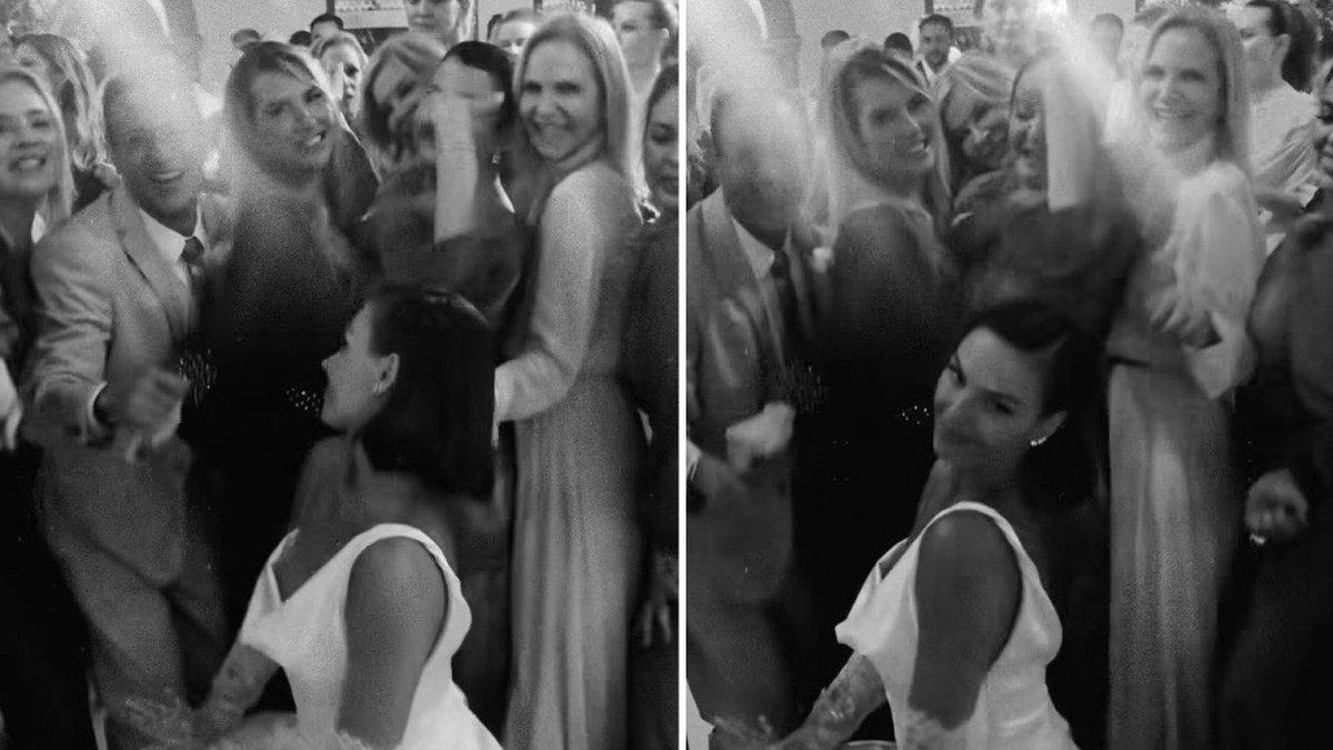 Mãe de Isis Valverde mostra atriz dançando até o chão em festa de casamento luxuosa