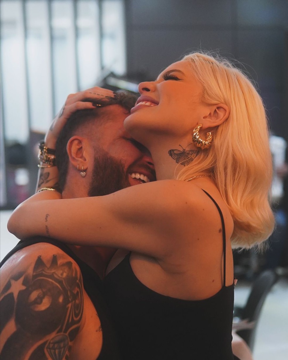 Karoline Lima e Léo Pereira — Foto: Instagram
