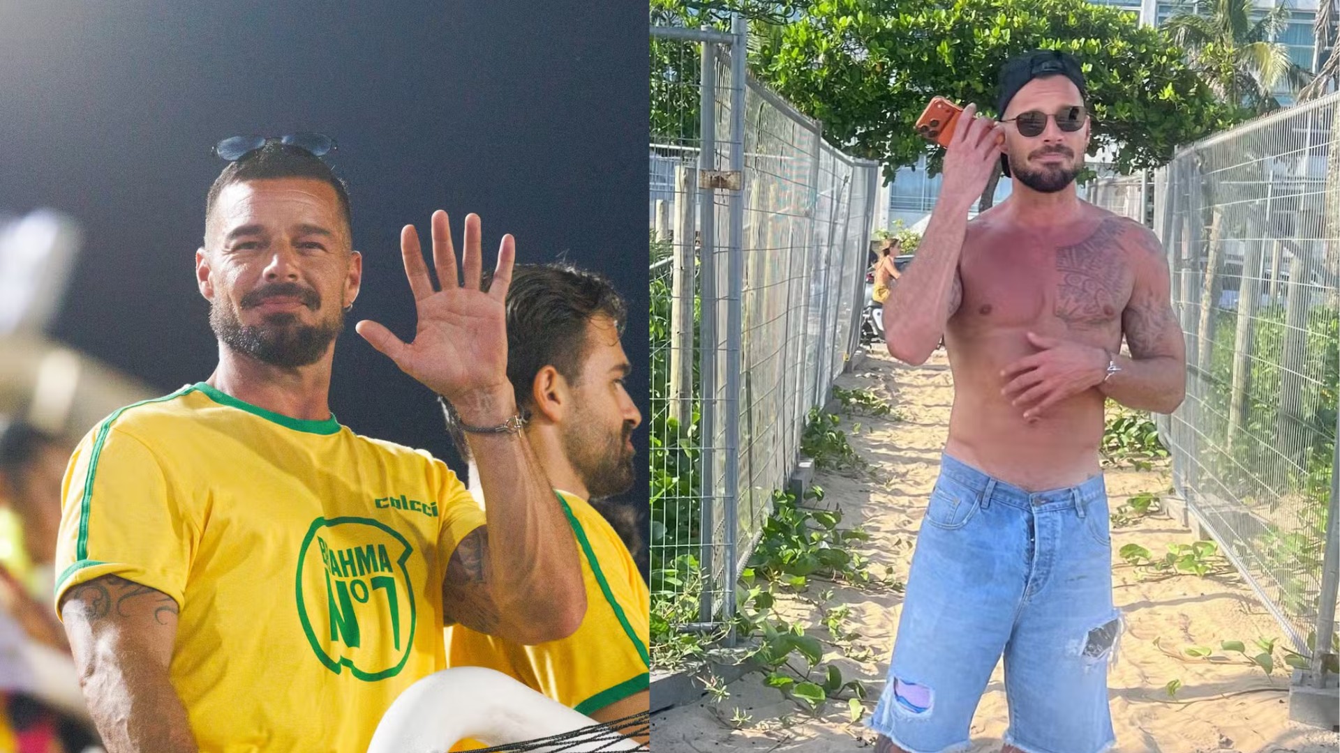 Ricky Martin mostra passagem pelo Rio: 'A vida muda depois de um bom Carnaval no Brasil'