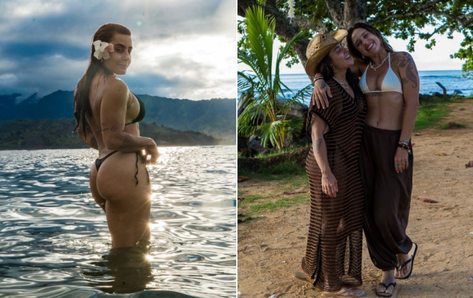 Lauana Prado abre álbum de férias com Tati Dias após lesbofobia: 'Amor e beleza por todos os lados'