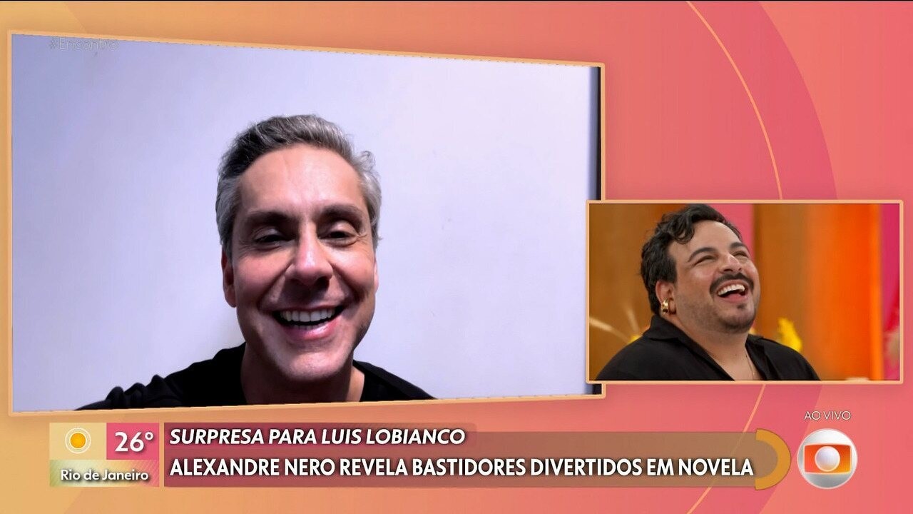 Alexandre Nero surpreende Luis Lobianco com homenagem e revela admiração dos filhos pelo ator