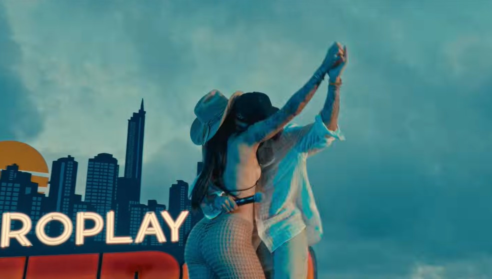 Ana Castela e Z Felipe  Foto: Reproduo/YouTube